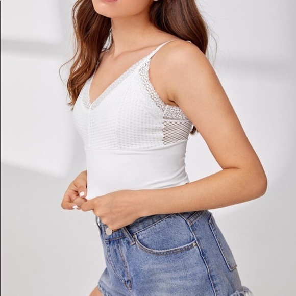 New Sexy White Lace Bralette​ - Picture 3 of 5